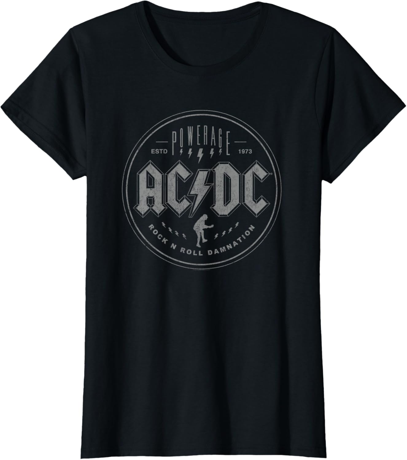 AC/DC Rock Music Band Rock N Roll Damnation T-Shirt.