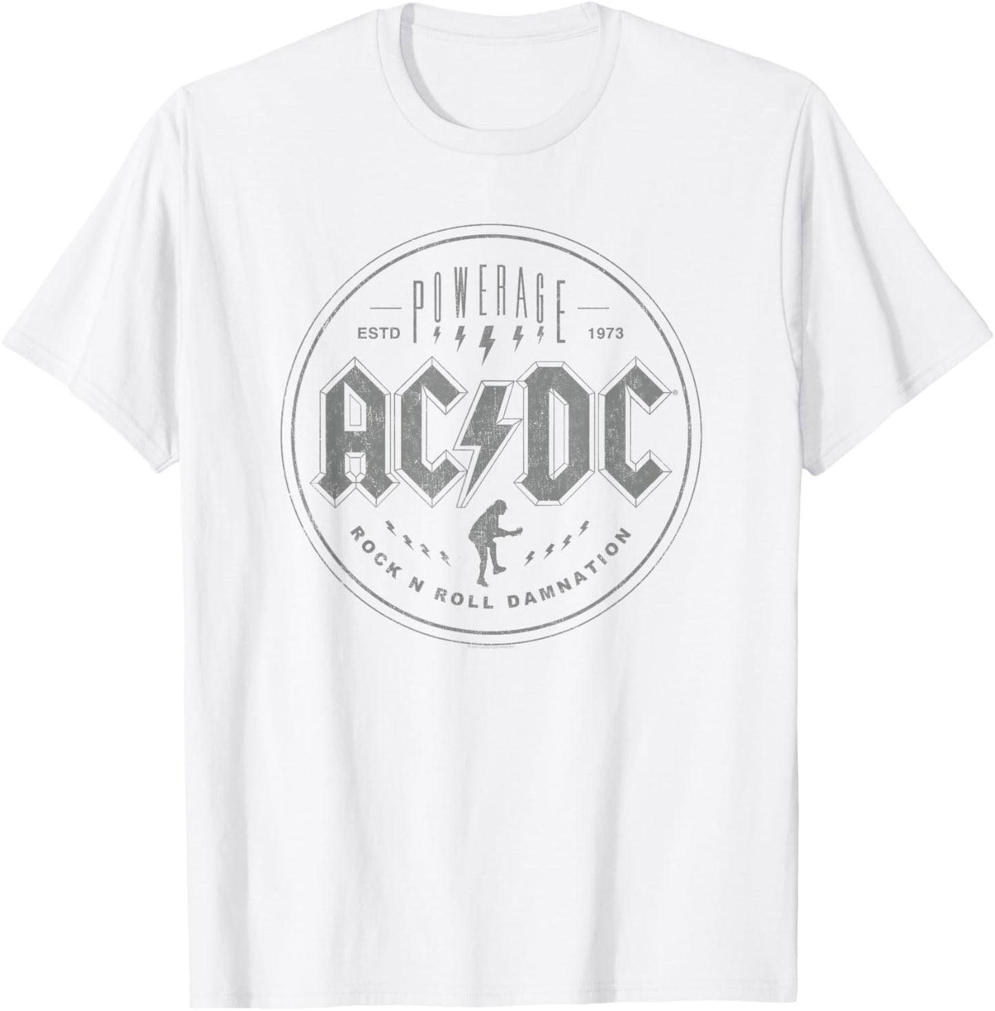 AC/DC Rock Music Band Rock N Roll Damnation T-Shirt.