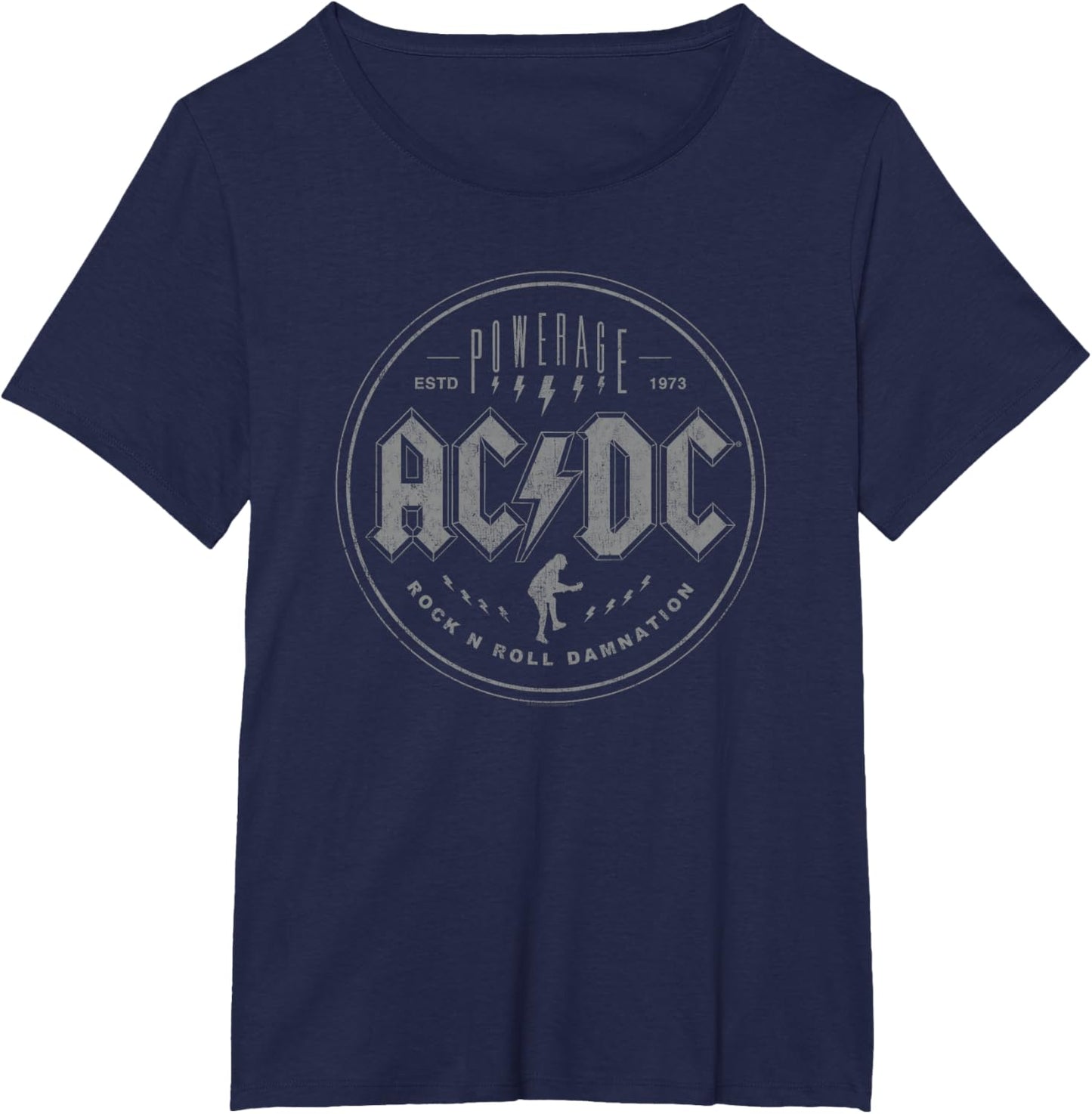 AC/DC Rock Music Band Rock N Roll Damnation T-Shirt.