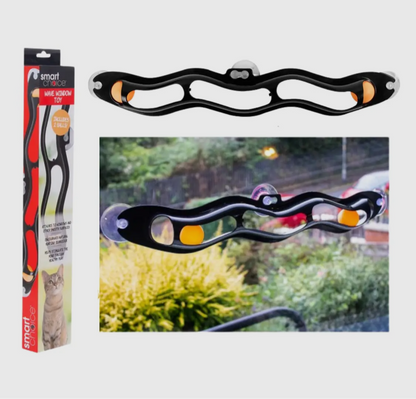 Interactive Window Track Cat toy - Sayby’s Sanctuary 