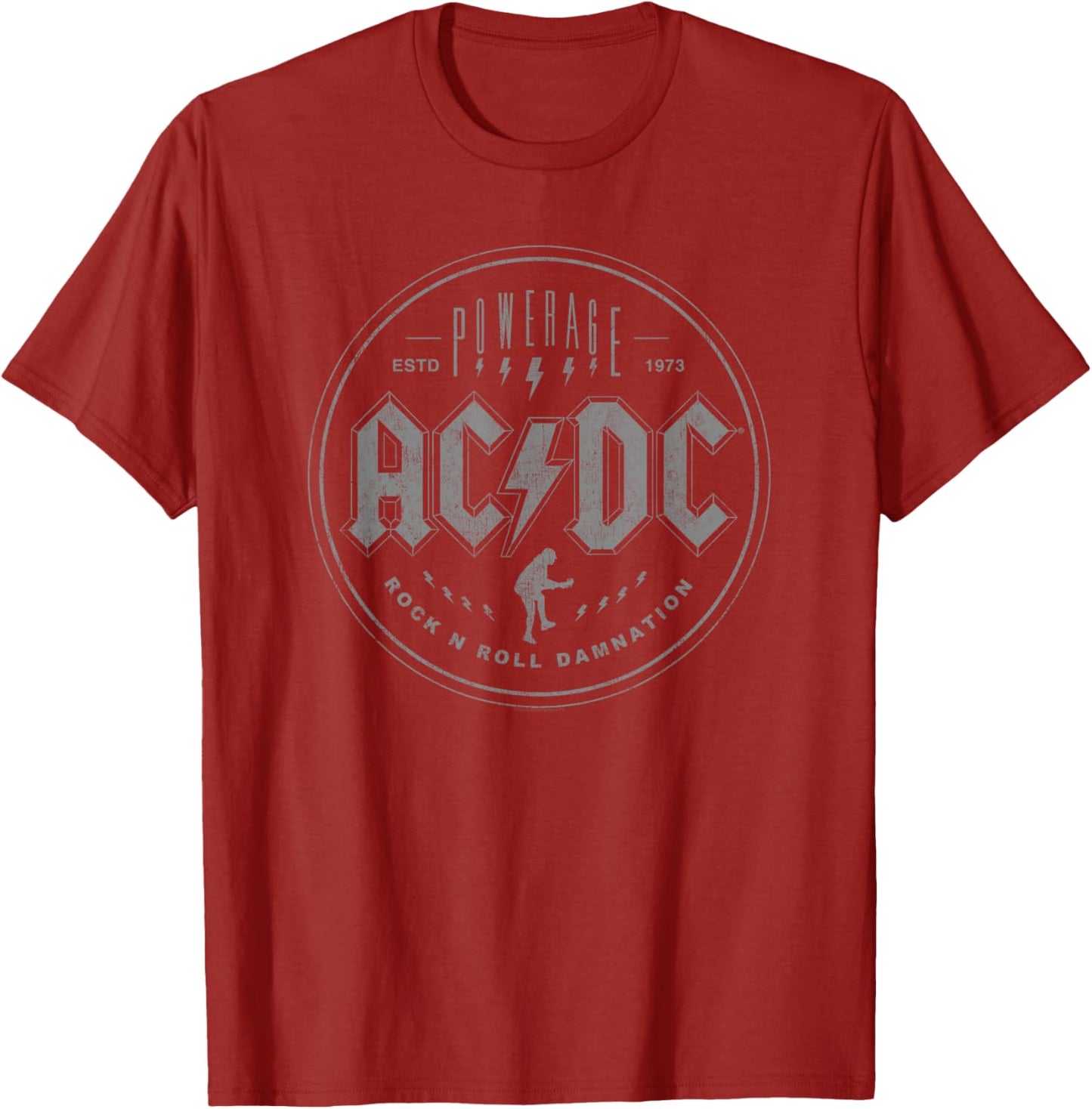AC/DC Rock Music Band Rock N Roll Damnation T-Shirt.