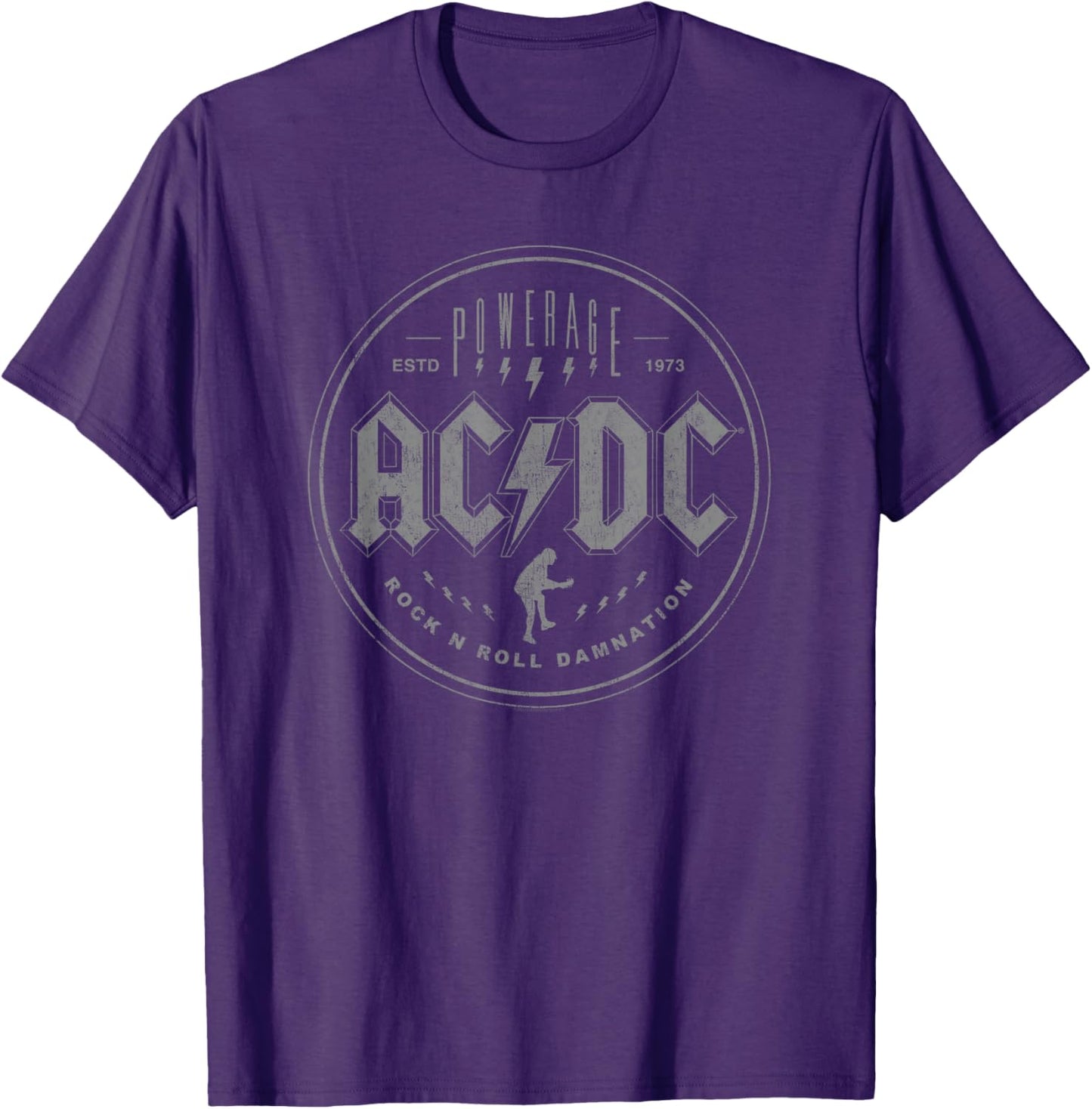 AC/DC Rock Music Band Rock N Roll Damnation T-Shirt.