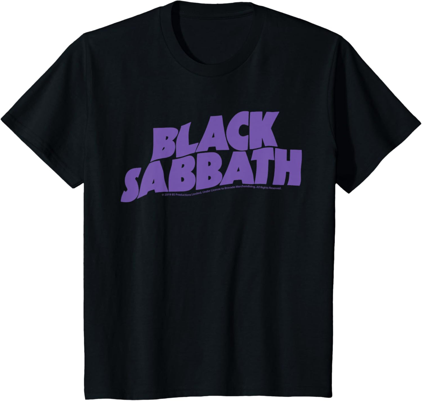 Official Black Sabbath Purple Logo T-Shirt.