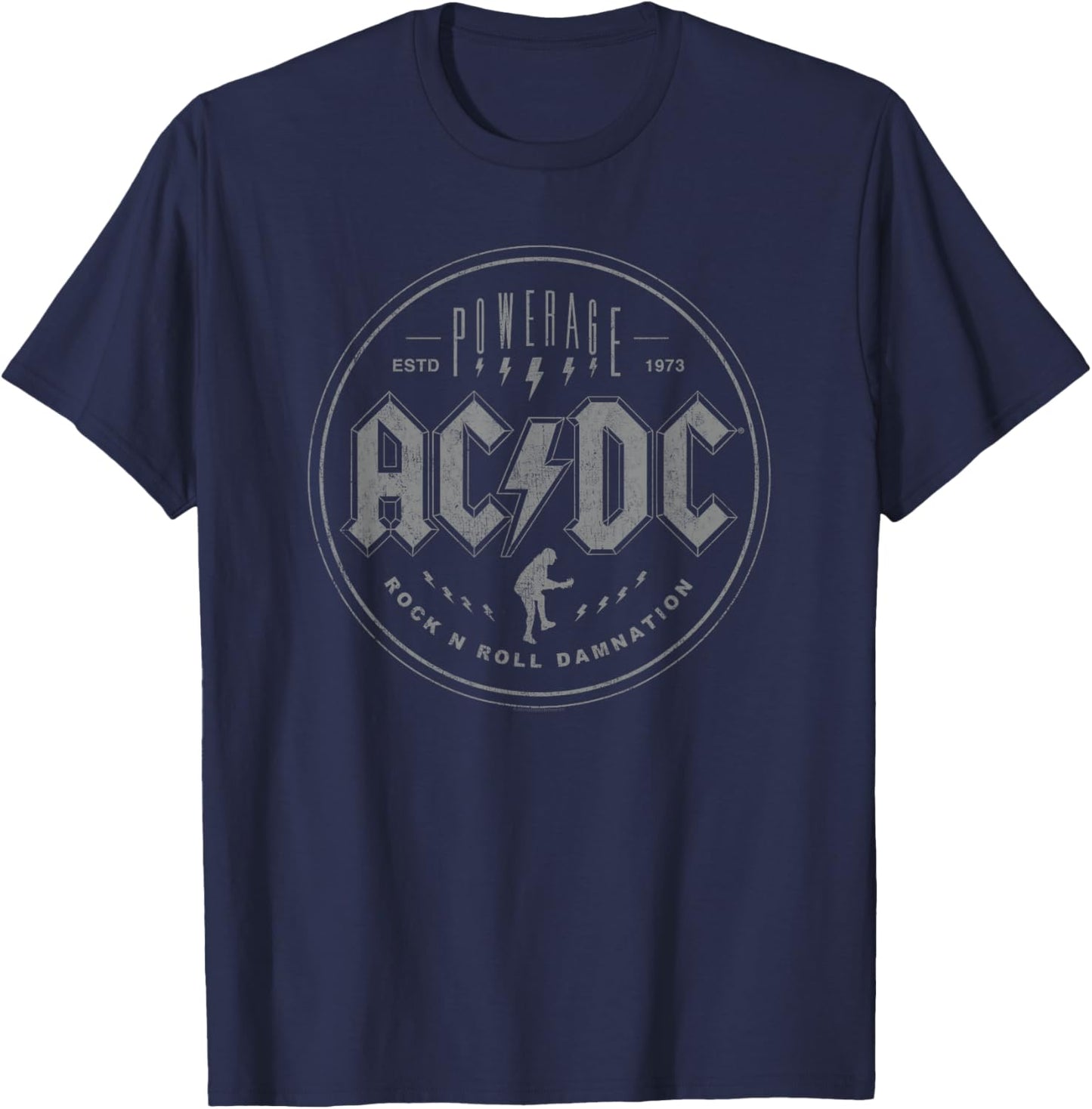 AC/DC Rock Music Band Rock N Roll Damnation T-Shirt.