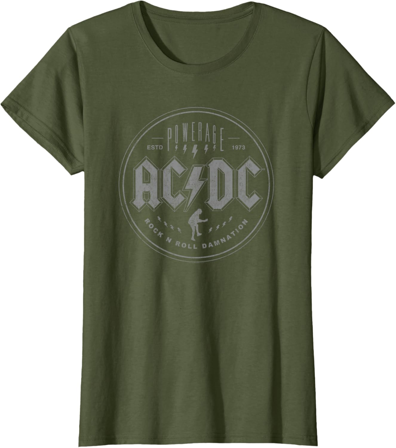 AC/DC Rock Music Band Rock N Roll Damnation T-Shirt.