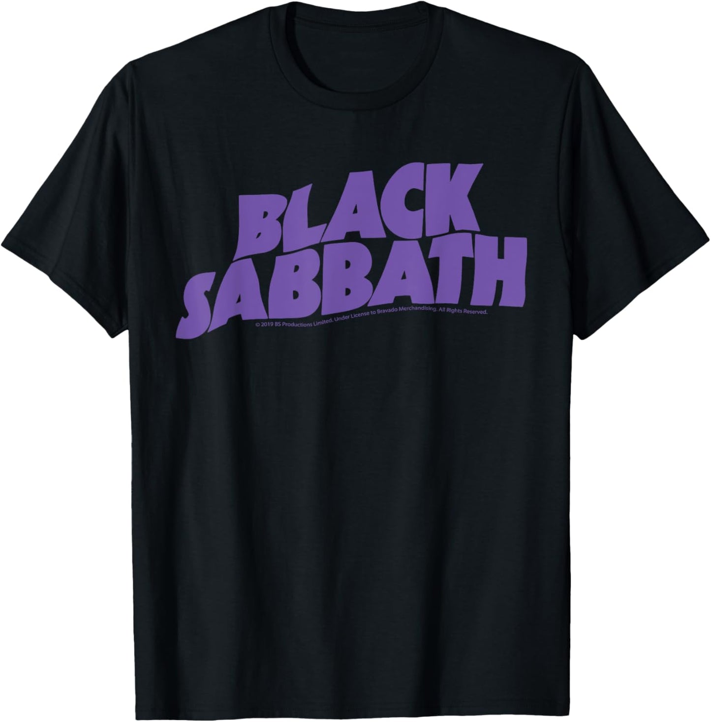 Official Black Sabbath Purple Logo T-Shirt.