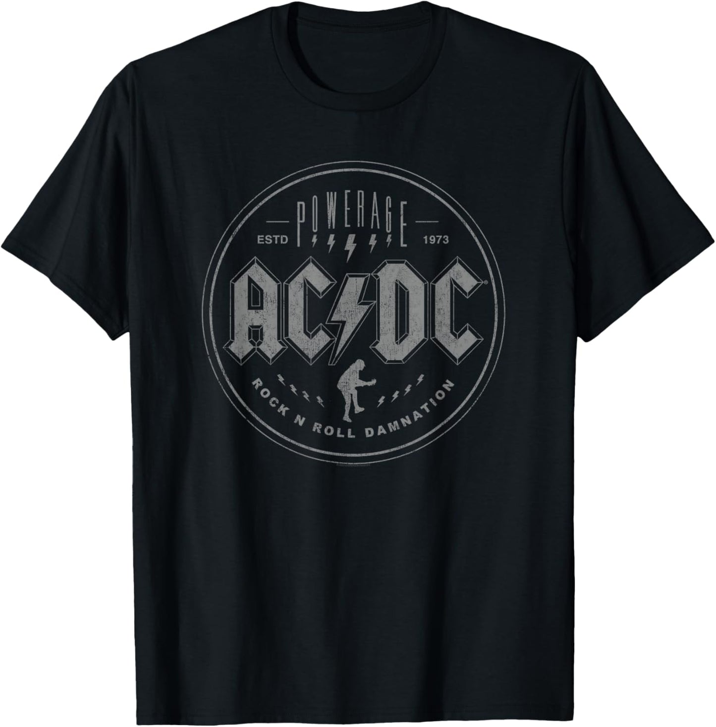 AC/DC Rock Music Band Rock N Roll Damnation T-Shirt.