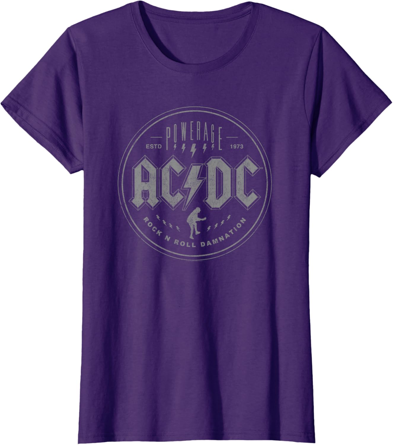 AC/DC Rock Music Band Rock N Roll Damnation T-Shirt.