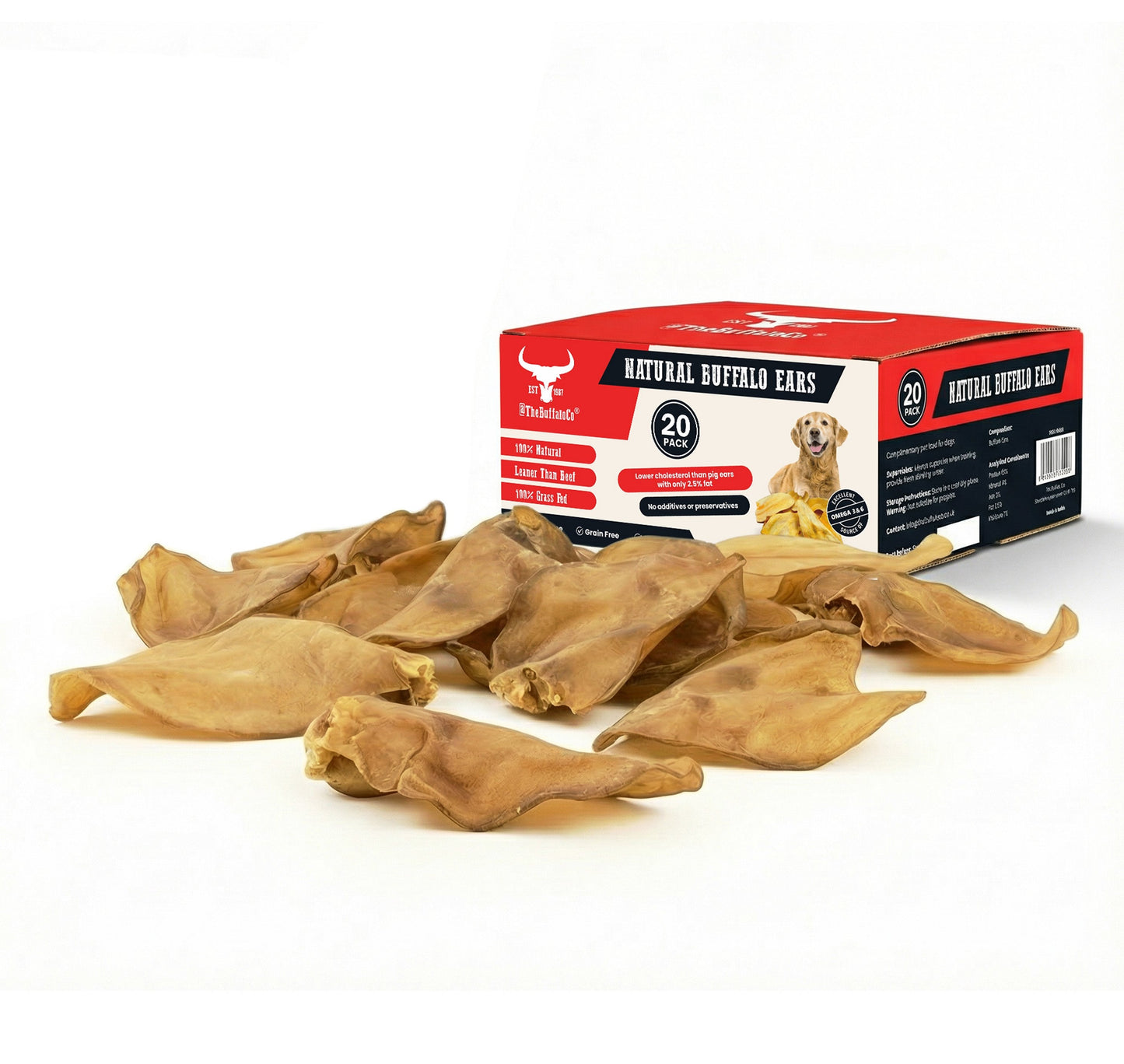 Buffalo Ears - Dog Treats