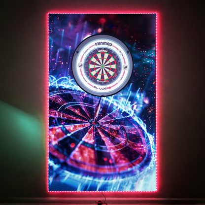 Manchester Blue Retro - 1989 Home - Personalised Darts Wall Banner - Two Sizes [COLLECTIVE]