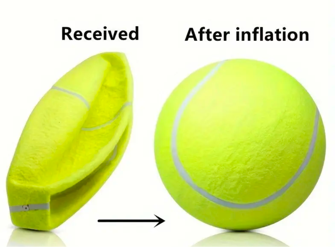 Inflatable Pet Tennis Ball Extra Large - Sayby’s Sanctuary 