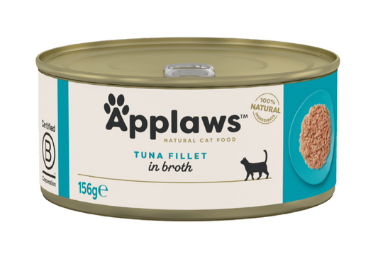 Applaws Cat Tuna Fillet in Broth 156g Tin x 1 (Sample tin(s)