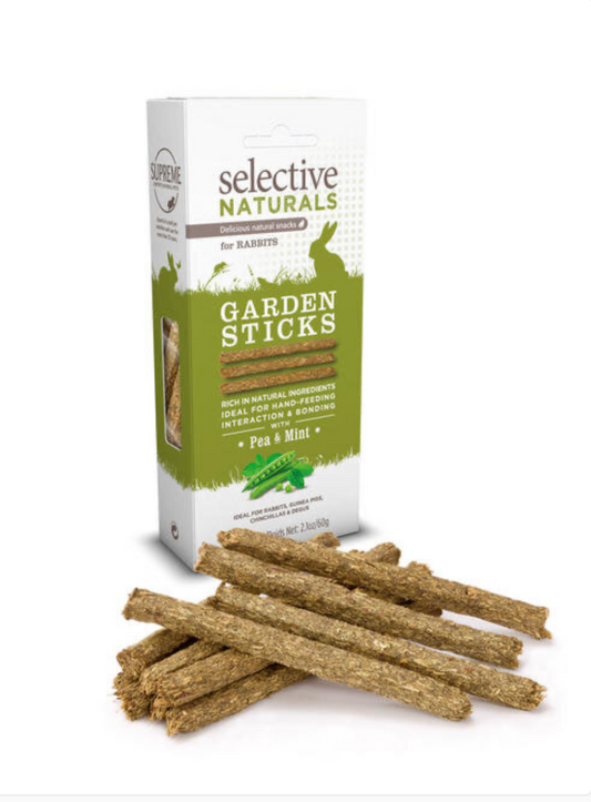Supreme Selective Naturals Garden Sticks with Pea & Mint 60g - Sayby’s Sanctuary 