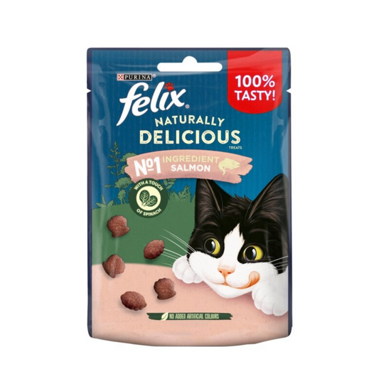 Felix Naturally Delicious Salmon Cat Treats 50g