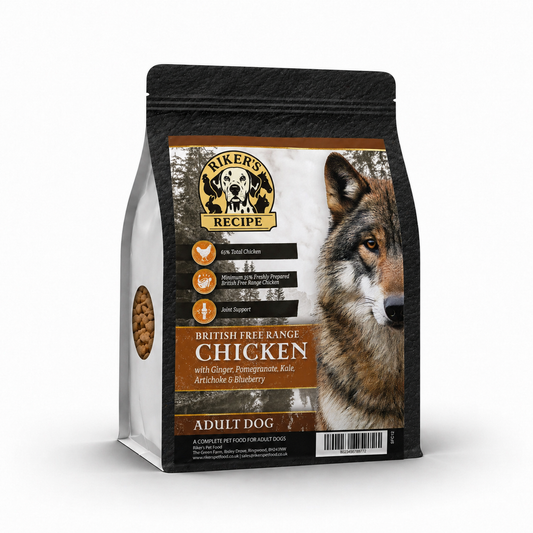 Riker’s Recipe Superfood 65 Grain Free Dog Food – British Free Range Chicken 2kg