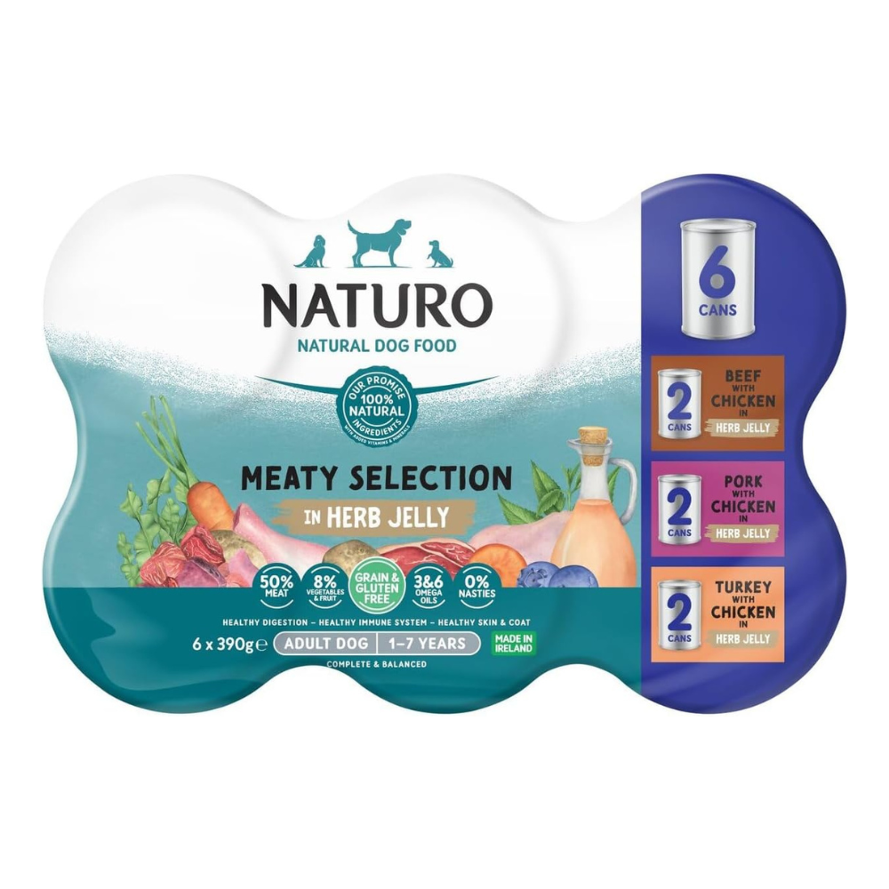Grain & Gluten Free Wet Dog Food 12 × 390g