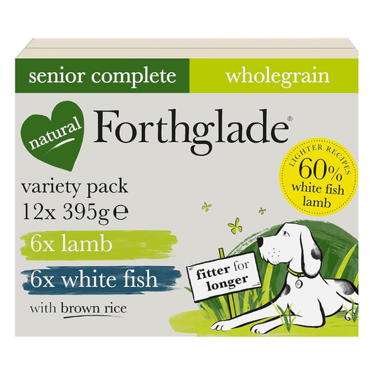Senior Grain-Free Wet Dog Food Variety 12 × 395g