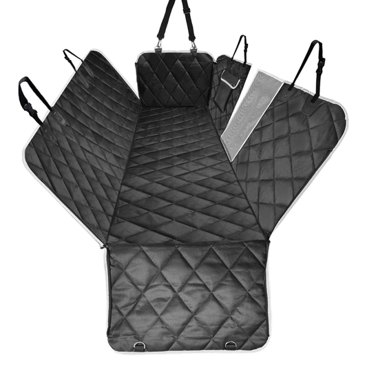 Waterproof Dog Car Seat Cover with Mesh Window