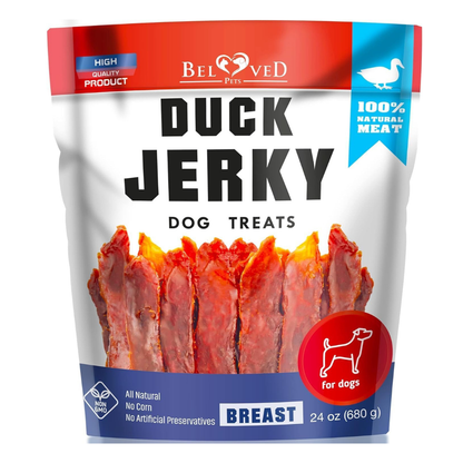 Duck Jerky Dog Treats Soft Pack