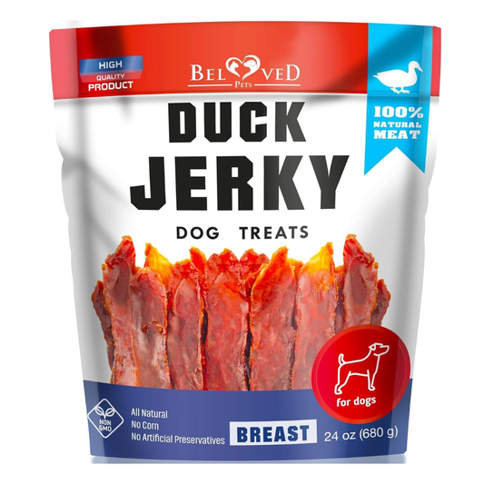 Duck Jerky Dog Treats Soft Pack