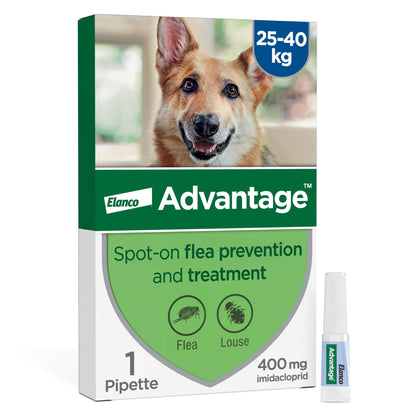 Advantage 250 Flea Spot On Treatment 1 Pipette 2.5ml 10-25kg - Sayby’s