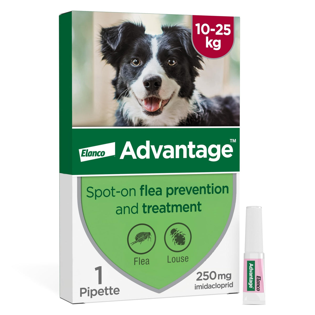 Advantage 250 Flea Spot On Treatment 1 Pipette 2.5ml 10-25kg - Sayby’s