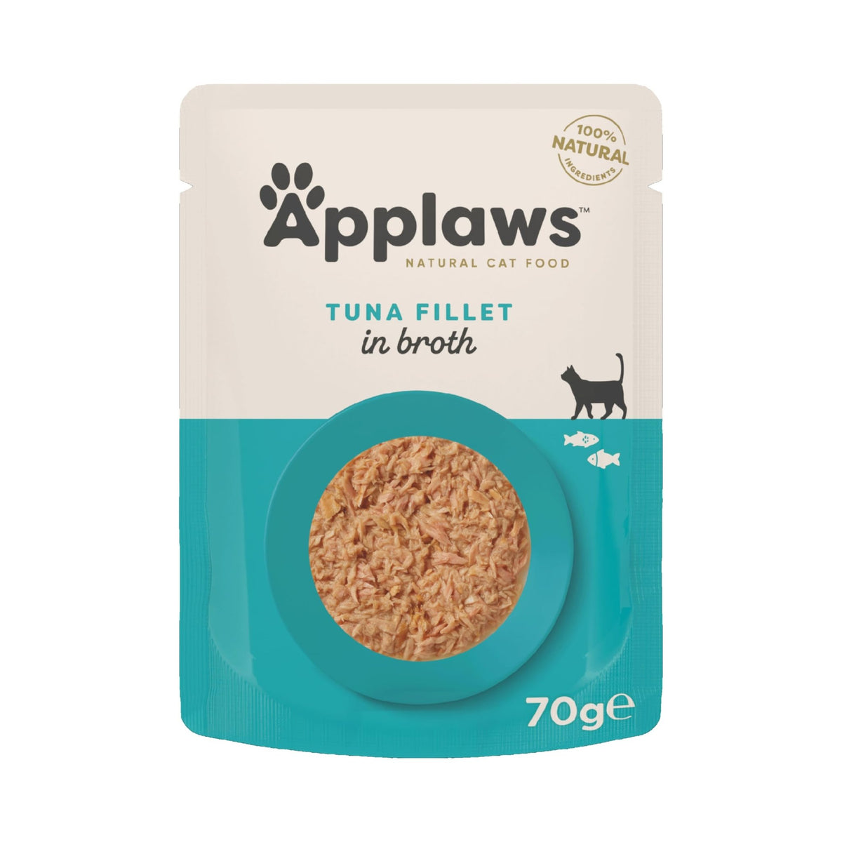 Applaws 100% Natural Wet Cat Food, Pouch Multipack Chicken Selection in Broth, 70 g (12 x 70 g Pouches) - Sayby’s