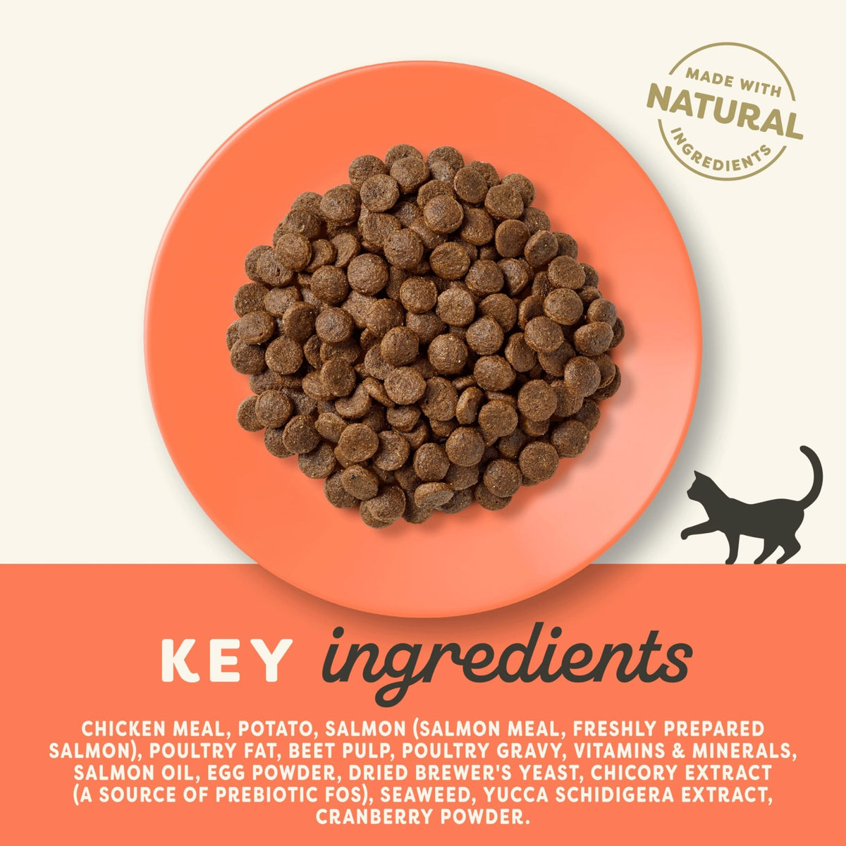 Applaws Natural Complete Dry Food for Adult Cats, Chicken with Lamb Grain Free, 2kg Bag - Sayby’s