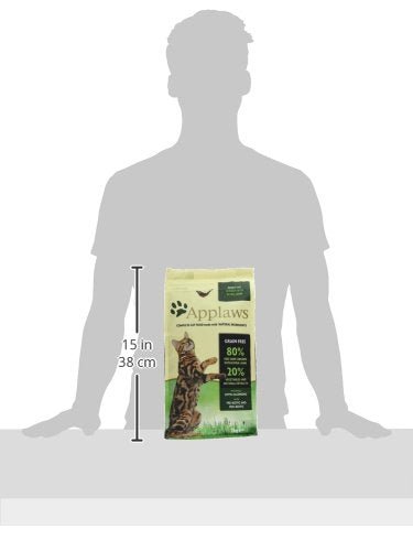 Applaws Natural Complete Dry Food for Adult Cats, Chicken with Lamb Grain Free, 2kg Bag - Sayby’s