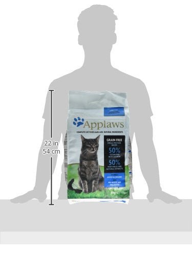 Applaws Natural Complete Dry Food for Adult Cats, Chicken with Lamb Grain Free, 2kg Bag - Sayby’s