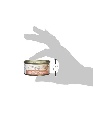 Applaws Natural Senior Wet Cat Food, Chicken in a Soft Mousse 70g Tin (Pack of 24 x 70g Tins) - Sayby’s