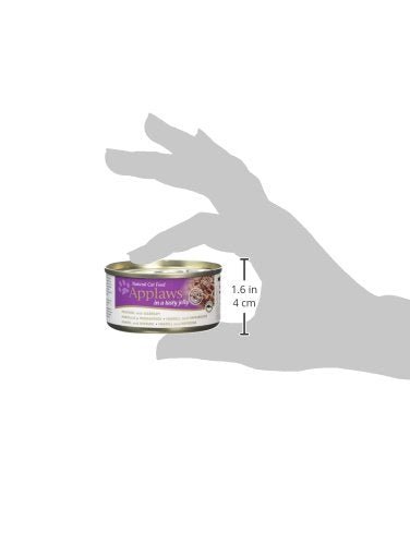 Applaws Natural Wet Cat Food, Chicken in Jelly 70 g Tin (Pack of 24 Tins) - Sayby’s