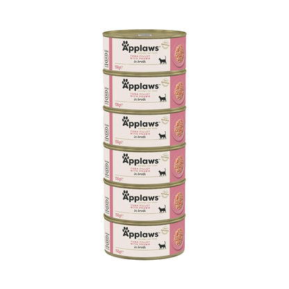 Applaws Natural Wet Cat Food, Chicken in Jelly 70 g Tin (Pack of 24 Tins) - Sayby’s