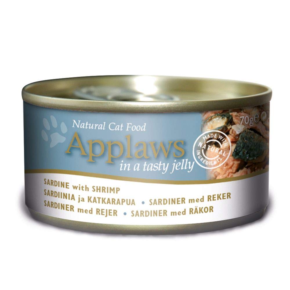 Applaws Natural Wet Cat Food, Chicken in Jelly 70 g Tin (Pack of 24 Tins) - Sayby’s