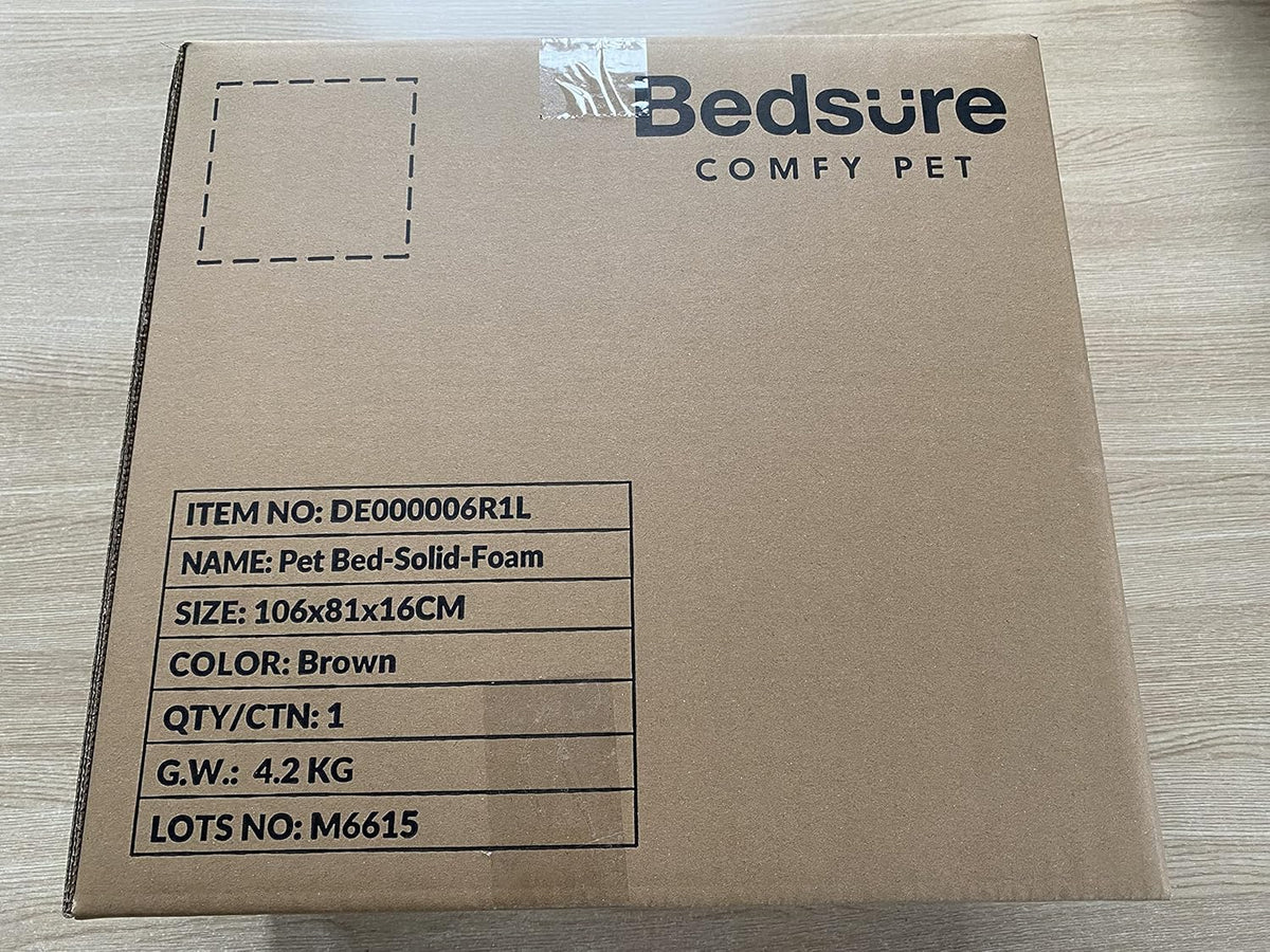 Bedsure Dog Sofa Bed Extra Large - Washable Orthopedic Dog Beds and Couch with Removable Flannel Zipper Cover, XL Plus Waterproof Human Dog Bed for Adults, Squre Pet Bed - Sayby’s