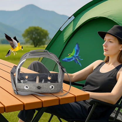 Bird Travel Carrier Portable Small Bird Carrier Breathable Collapsible Travel Bag for Parrot Parakeet Budgie Cockatiel - Sayby’s