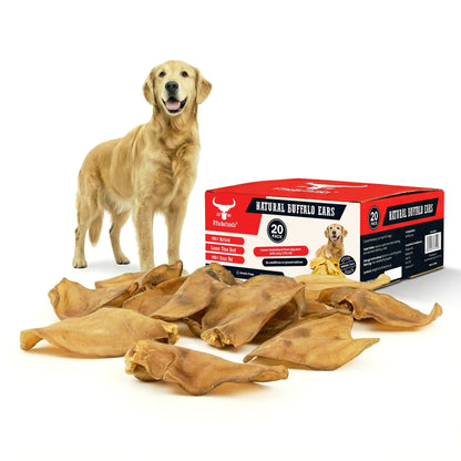 Buffalo Ears - Dog Treats - 10 Ears Pack - Sayby’s