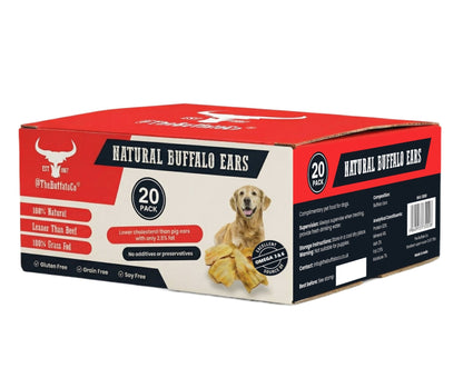 Buffalo Ears - Dog Treats - 20 Ears Box - Sayby’s