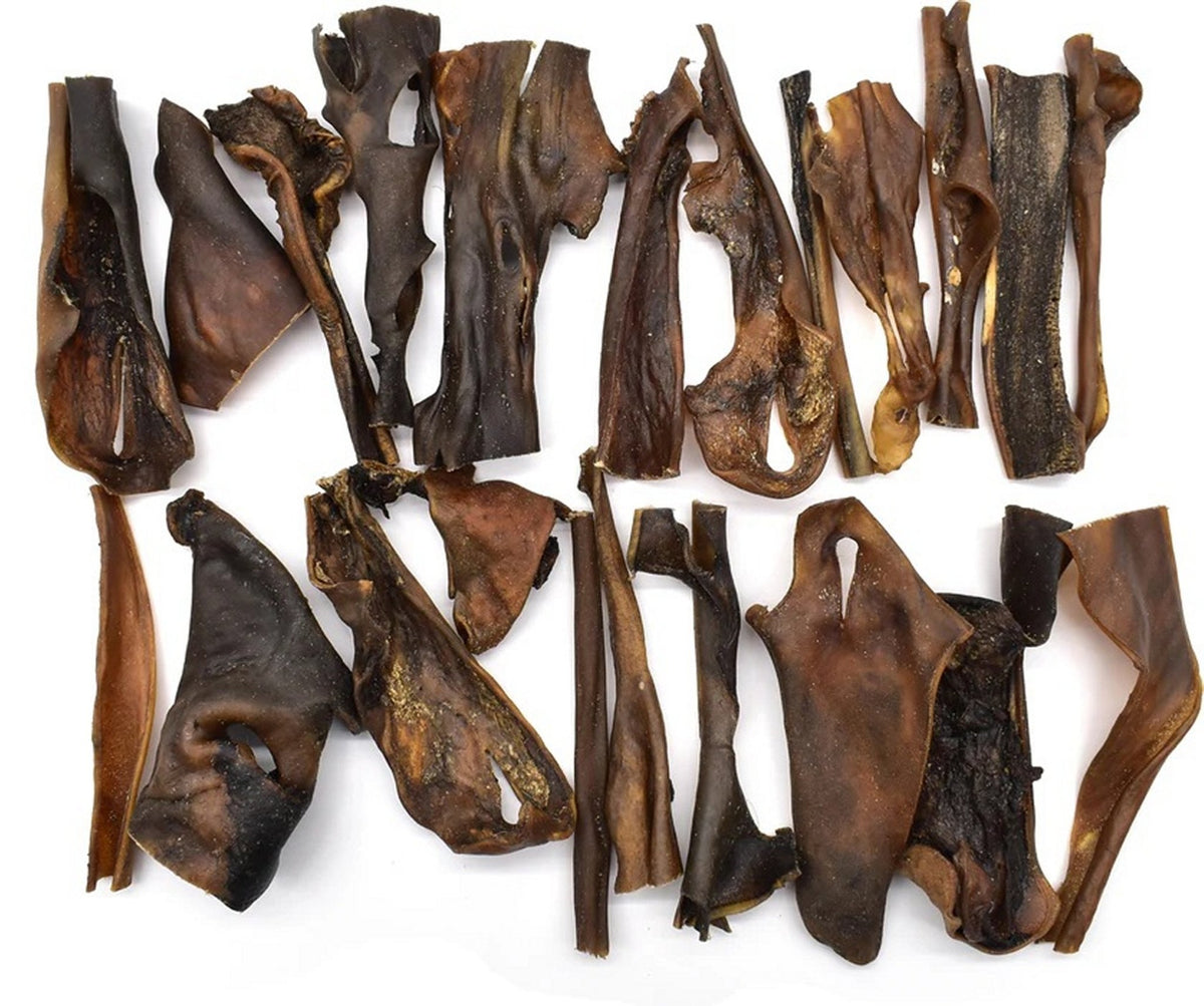 Buffalo Head Skin - Dog Treats - 1kg - Sayby’s