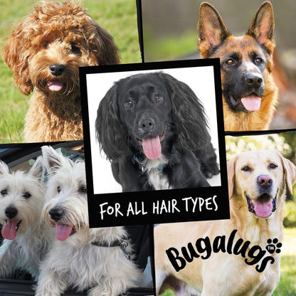 BUGALUGS Itchy Dog Shampoo with Oatmeal & Aloe Vera Dog professional Vegan dog grooming products for smelly dogs with fragrance can use as puppy shampoo (500ml) - Sayby’s