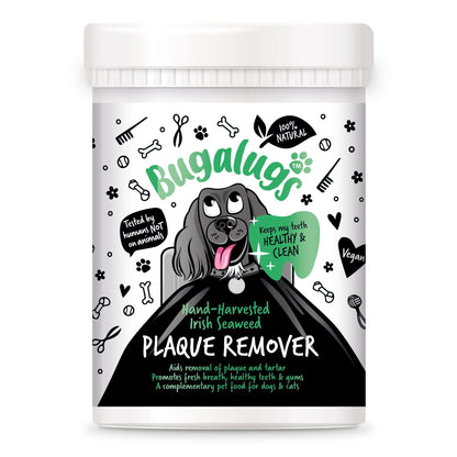 BUGALUGS Plaque Off Remover for Dog 70g Teeth & Bad Breath 100% Natural | Plaque Off Dogs No Need for Dog Toothbrush or Dog Toothpaste | Remove Dog Bad Breath & Plaque Remover for Dogs & Cats (70g) - Sayby’s