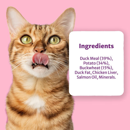 Burns Pet Nutrition Cat Food Sensitive Duck and Potato Grain Free 1.5 kg - Sayby’s