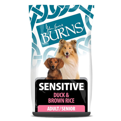 Burns Pet Nutrition Hypoallergenic Complete Dry Dog Food Adult and Senior Dog Sensitive with Duck and Brown Rice 2 kg - Sayby’s