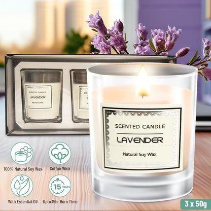 Candles Gifts for Women, Scented Candles Gift Sets, Perfect for Birthdays, Valentine's Day, Mother's Day, Christmas, Yoga, Spa - Sayby’s