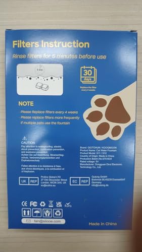 Cat Water Fountain for Drinking: Stainless Steel Cat Fountain - 2.6L Water Fountains Cats Bowl automatic - Silent Pet Water Fountain Indoor - Pet Drinking Fountain with Visible Water Level Window - Sayby’s