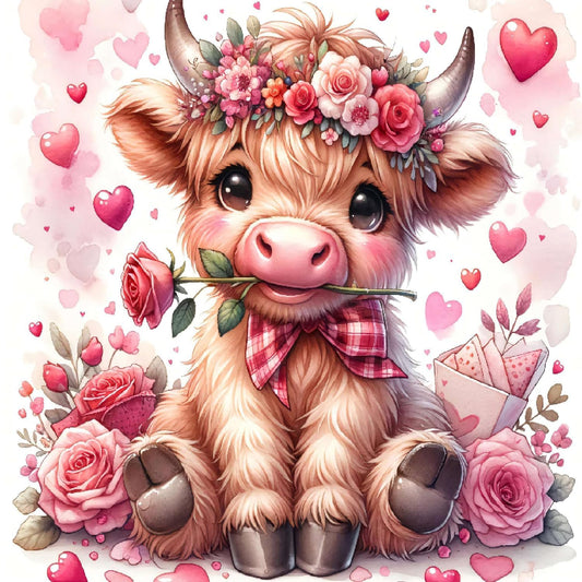 cdsnxore Diamond Painting Kits for Adults, Animal Cow Diamond Art Kits for Adults Beginners, Diamond Arts Kits for Home Wall Decor 12 x 12 Inch (286) - Sayby’s