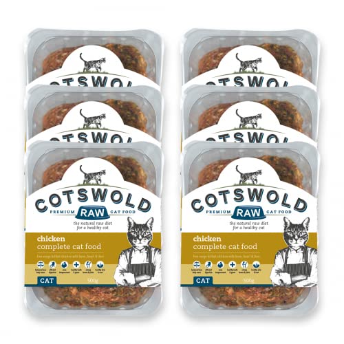 Cotswold RAW Complete Cat, Raw Cat Food, GWF Nutrition, Premium British Meat Raw Food for All Cats, Frozen Cat Meal, Mixed Mince – 6kg - Sayby’s