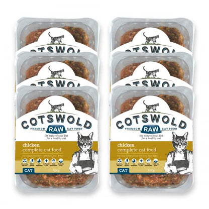 Cotswold RAW Complete Cat, Raw Cat Food, GWF Nutrition, Premium British Meat Raw Food for All Cats, Frozen Cat Meal, Mixed Mince – 6kg - Sayby’s