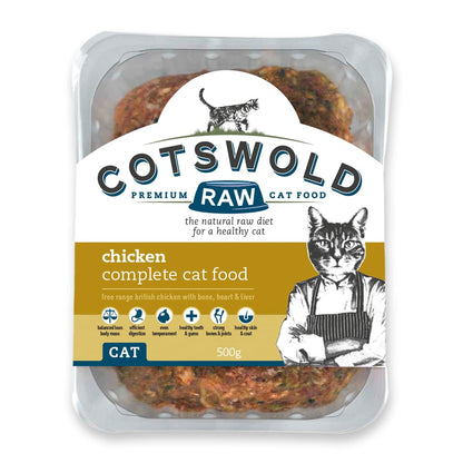 Cotswold RAW Complete Cat, Raw Cat Food, GWF Nutrition, Premium British Meat Raw Food for All Cats, Frozen Cat Meal, Mixed Mince – 6kg - Sayby’s