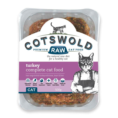 Cotswold RAW Complete Cat, Raw Cat Food, GWF Nutrition, Premium British Meat Raw Food for All Cats, Frozen Cat Meal, Mixed Mince – 6kg - Sayby’s